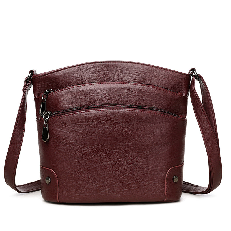Middle-aged And Elderly Bucket Bag Multi-layer Large Capacity Hot Sale