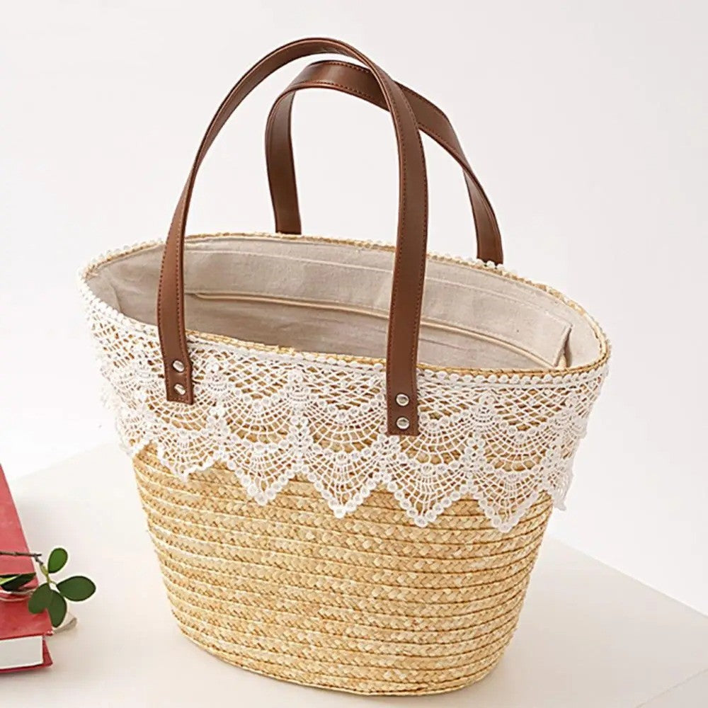 Strå Lille Spandtaske Bærbar Crossbody