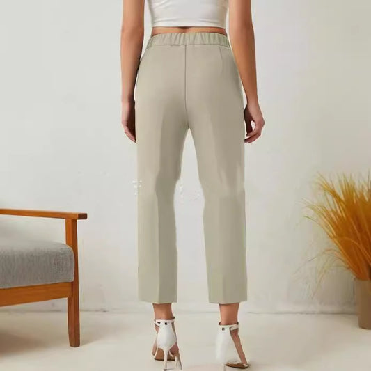 Women's Ankle-length Pants Temperament Office All-matching