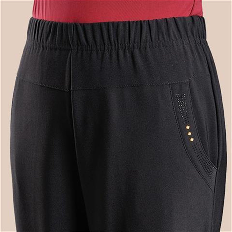 Women's Middle-aged And Elderly Spring And Autumn Trousers