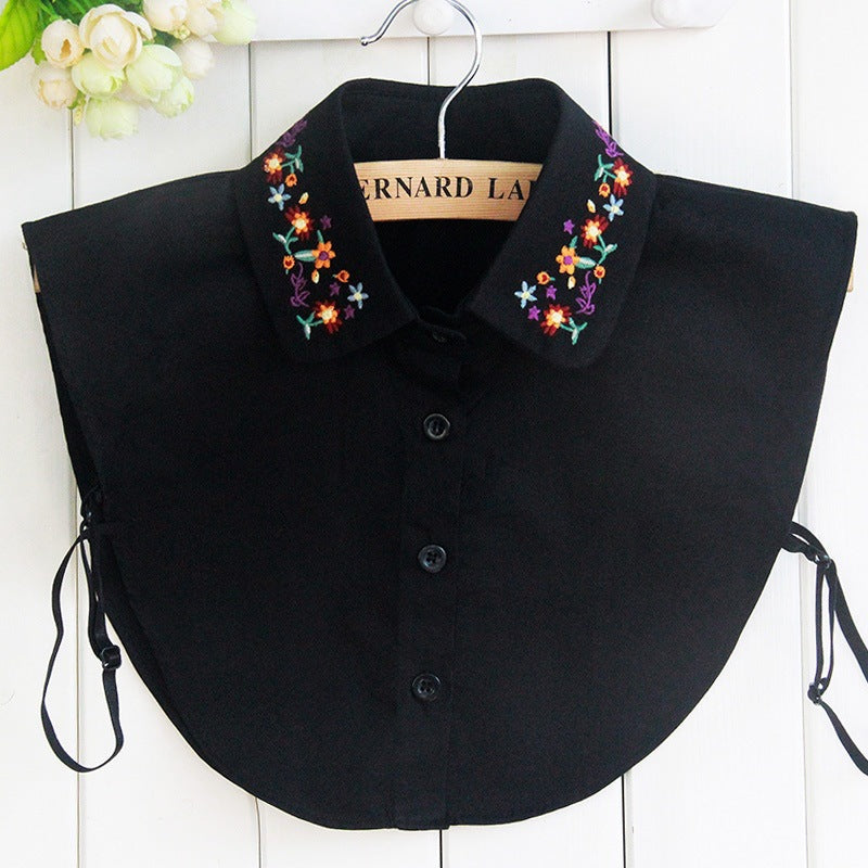Fake Collar Women's Sweater Fashion Hollow Ribbon Decoration