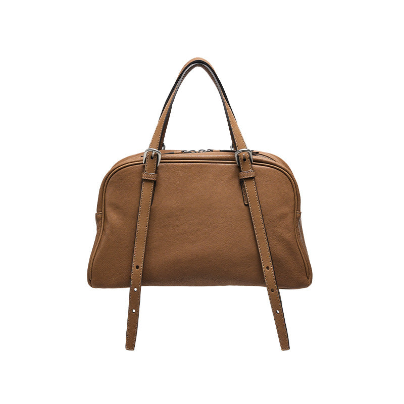 Women's Retro Casual Large Capacity Genuine Leather Portable Shoulder Bag