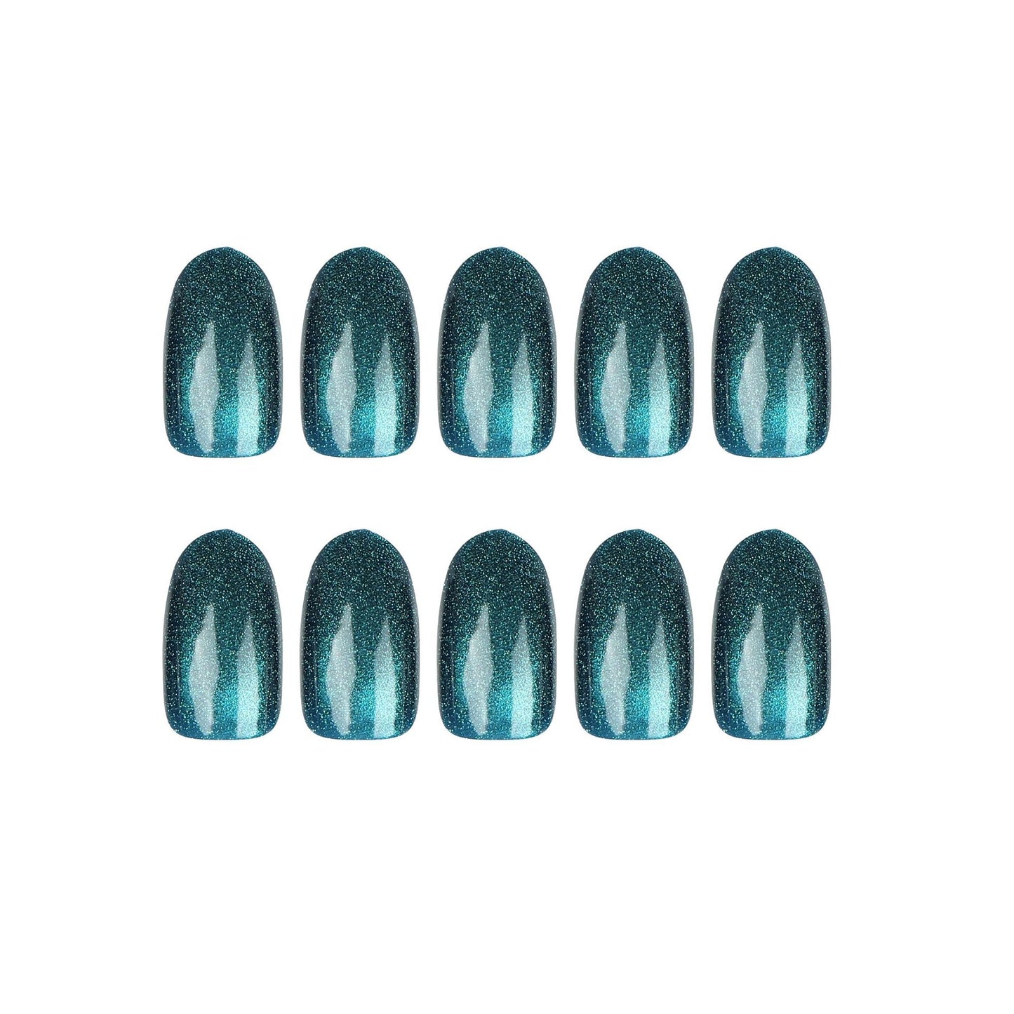 Cat's Eye Muppet Blue Nail Tip Wear Armor
