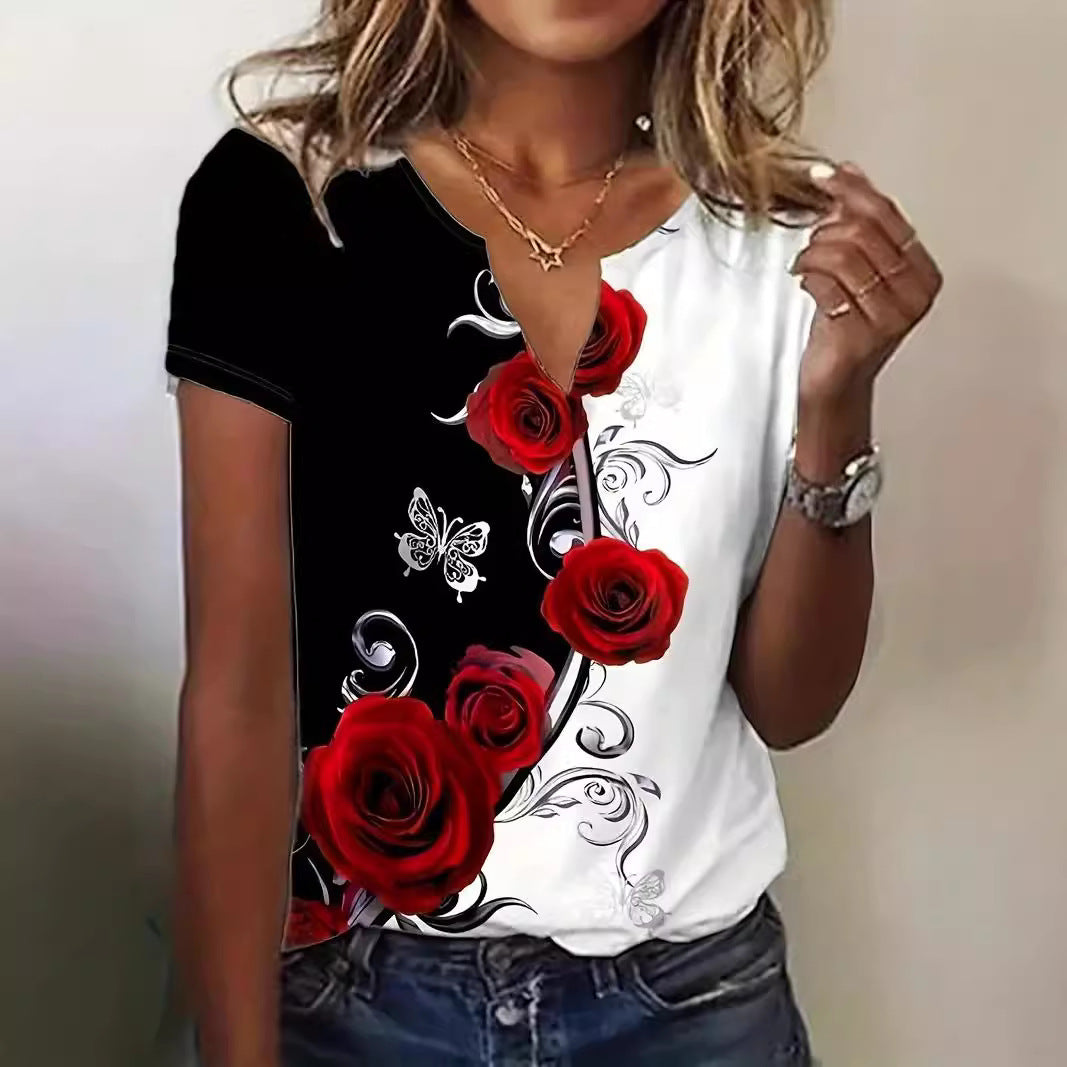 Women's Plant Print 3DT T-shirt