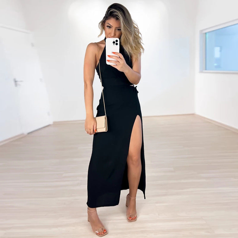 High Waisted Back Dress For Women