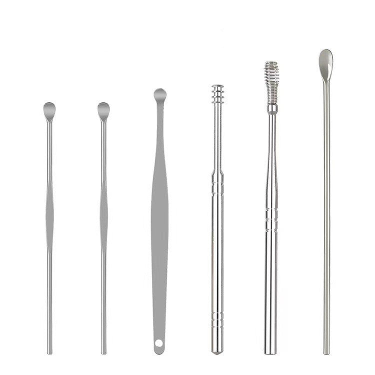 Earpick Set Fantastic Ear Picker Spiral Professional Buckle Earwax Household