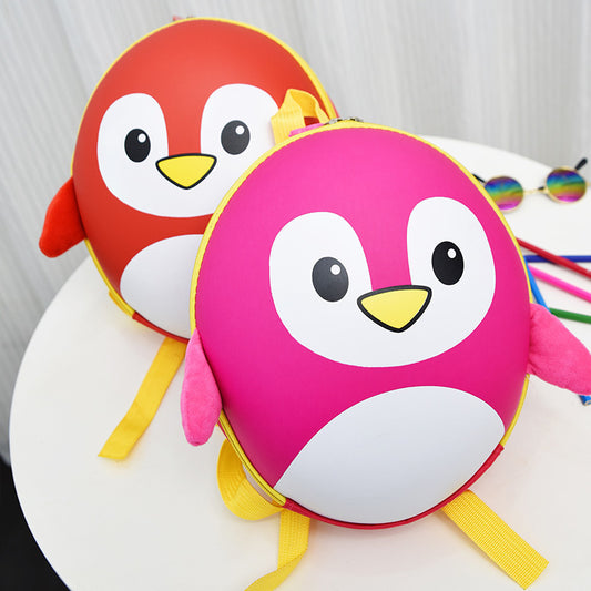 Cartoon Little Penguin Hard Shell Bag