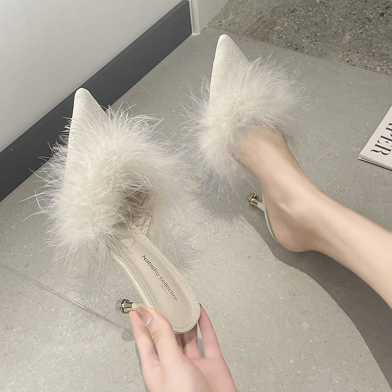 Women's Fashionable And Versatile Pointed-toe Slippers