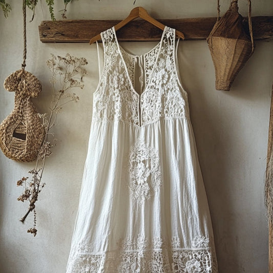 European And American Women's Sleeveless Long Dress