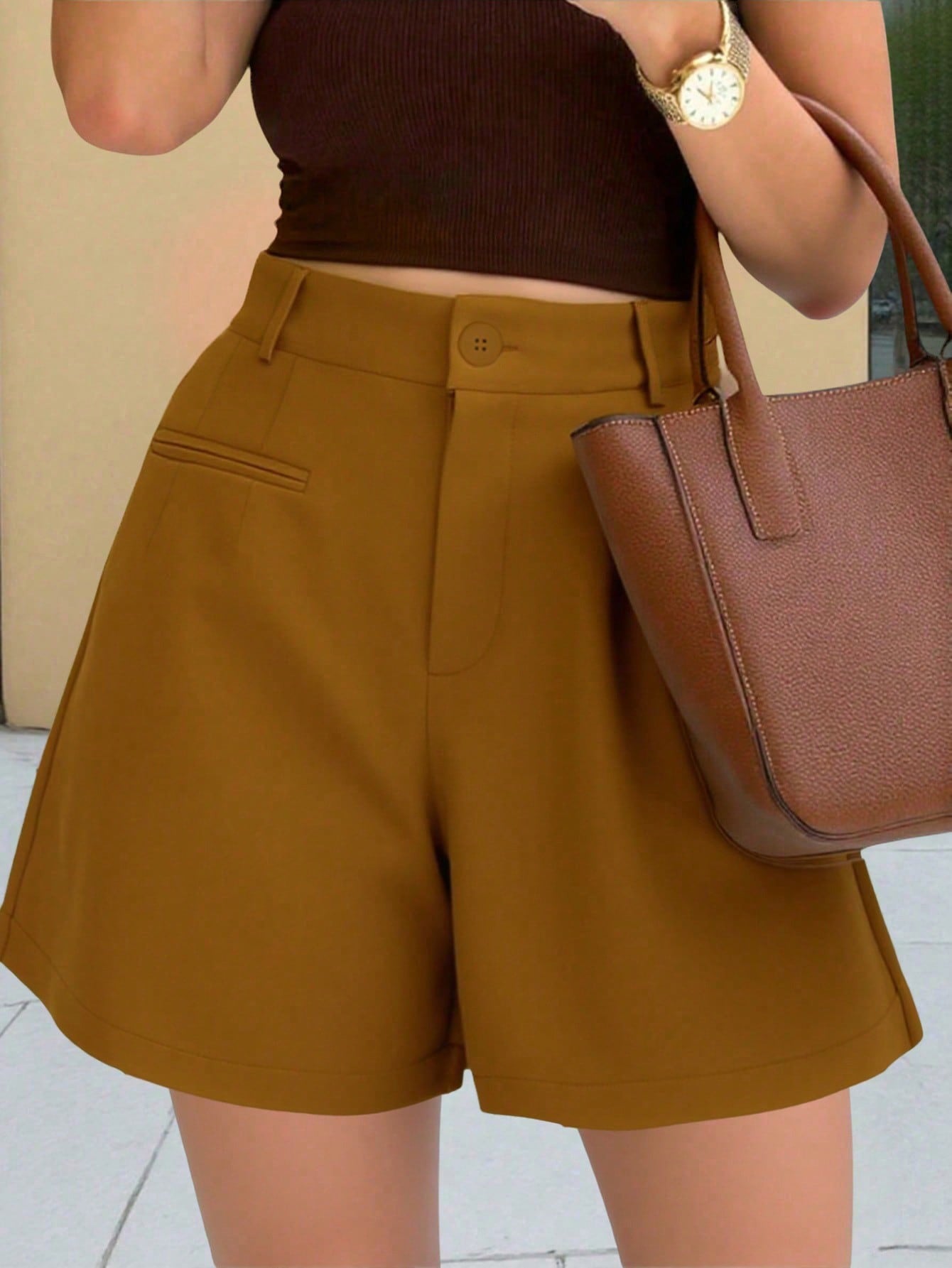 Japanese Women's Wide Leg Five Points Workwear Pants