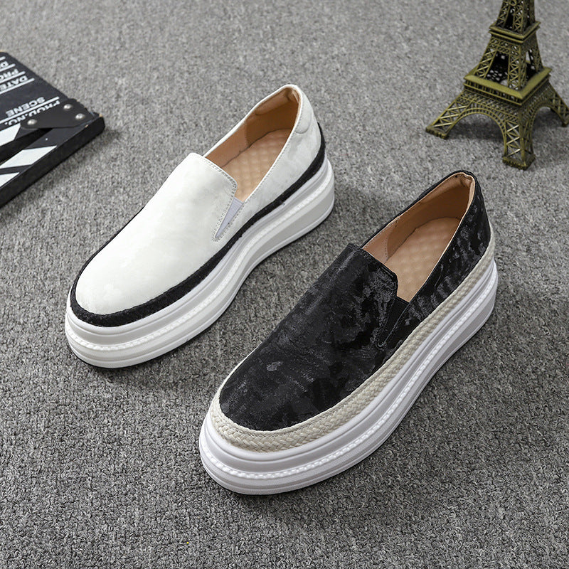Women's Platform Shoes All Match Casual Thick Sole