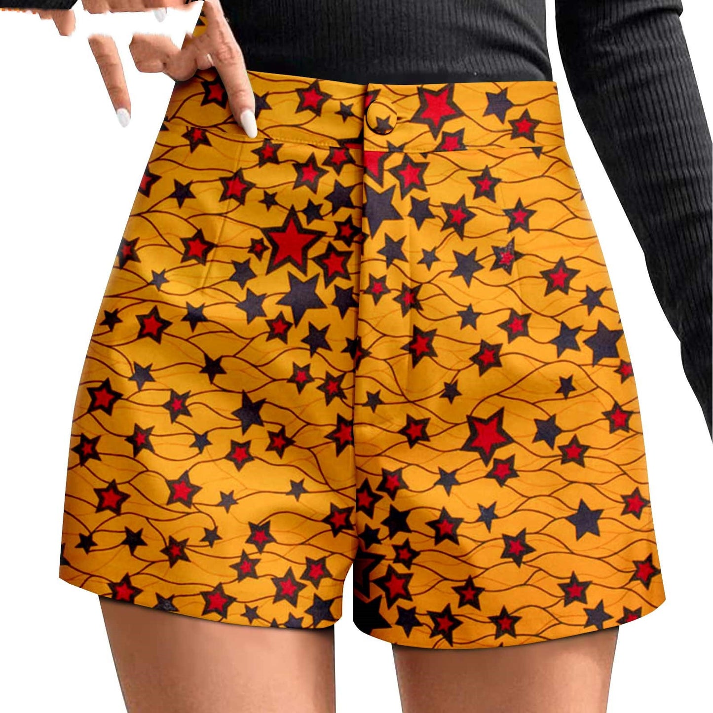 Duplex Printing Batik Shorts