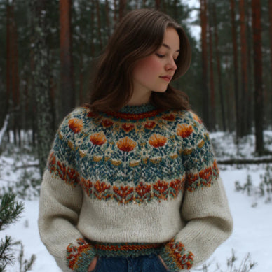 Womens Color Block Loose Fit Fashionable Crew Neck Sweater Top