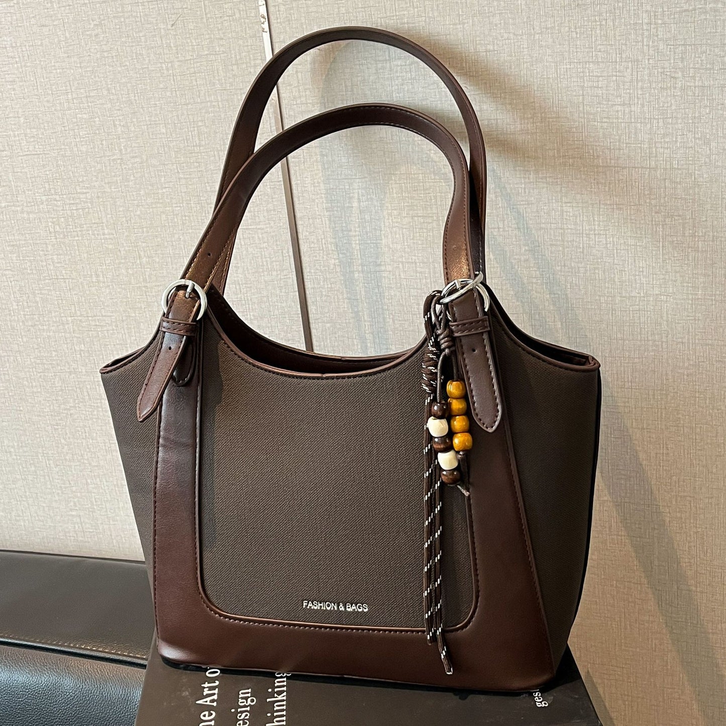 Womens Retro Commuter Tote Shoulder Bag