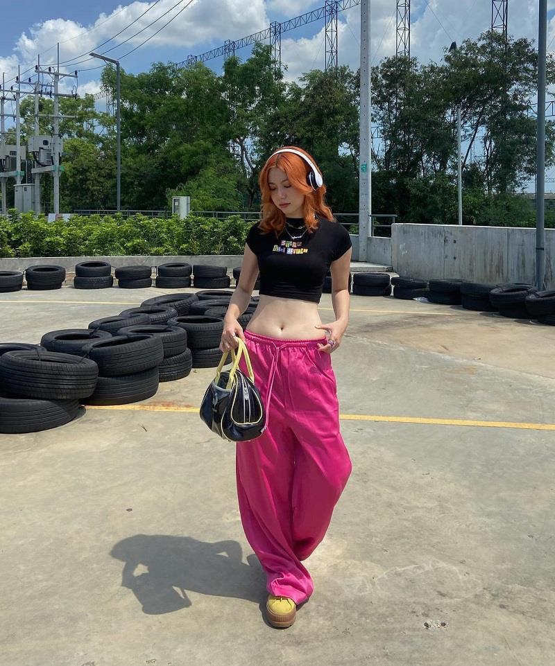 Round Neck Pullover Short Sleeve Letter Printing