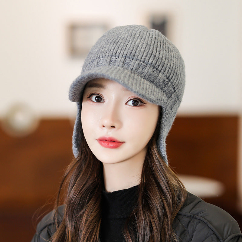 Women's Fashion Knitting Wool  Ear Protection