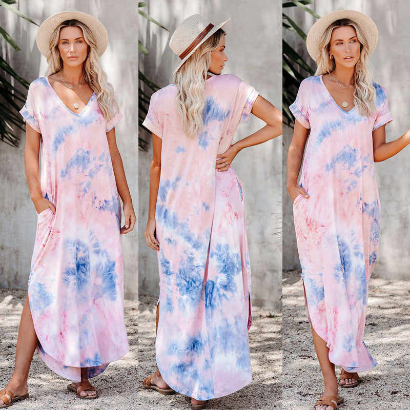 Womens Autumn Gold Velvet Maternity Dress