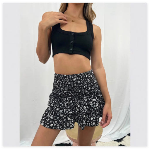 Leisure Versatile Lotus Leaf Women's Skirt