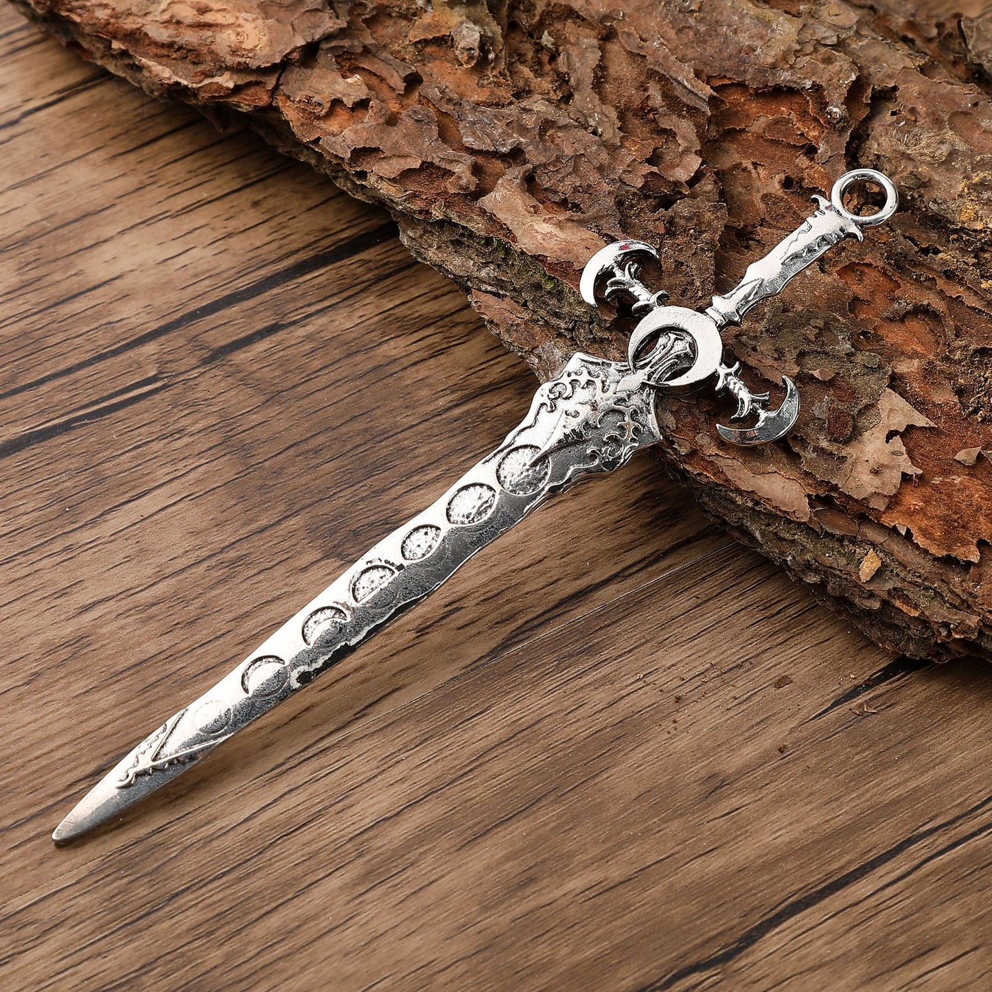 Popular Retro Sun And Moon Sword Hairpin For Women