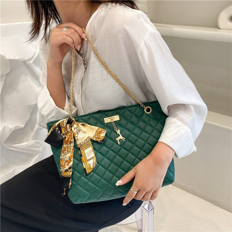 Ladies Lingerie Underarm Silk Scarf One Shoulder Messenger Bag