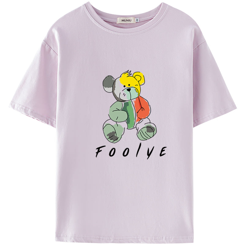 Women's Summer New Casual Cotton Printed T-shirt