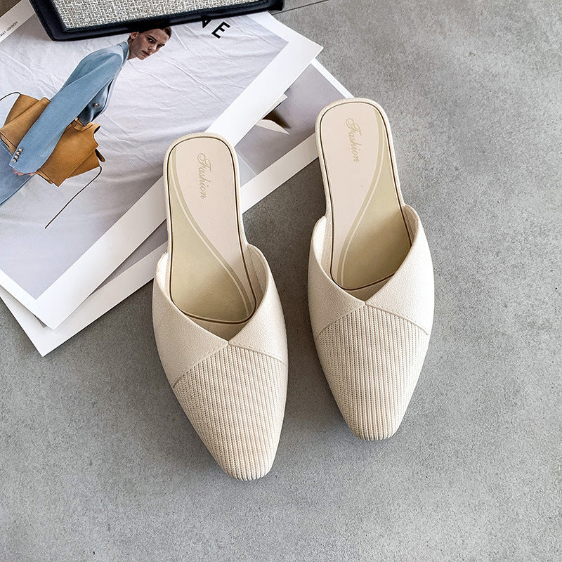 Home Indoor Soft Sole Ladies Half Slippers