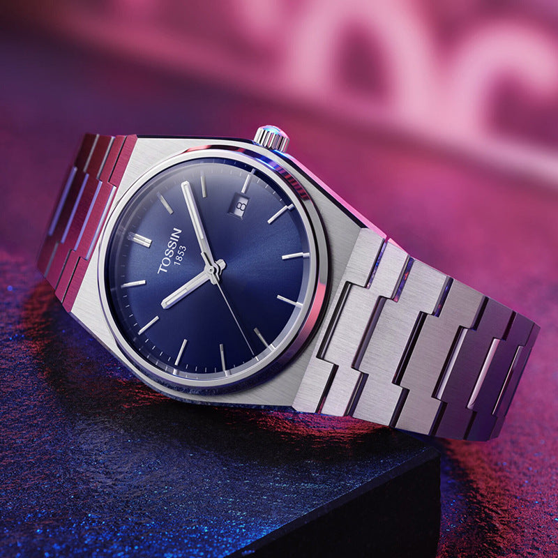 Super Player Mens Watch Ultra-thin Quartz Timepiece