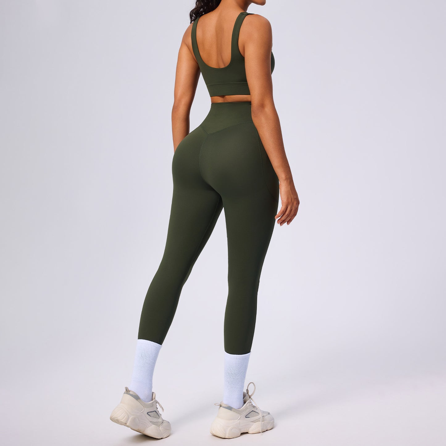 Pocket Yoga Breathable Fitness Clothing Set