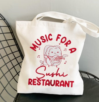 Music For Sushi House Canvas Bag