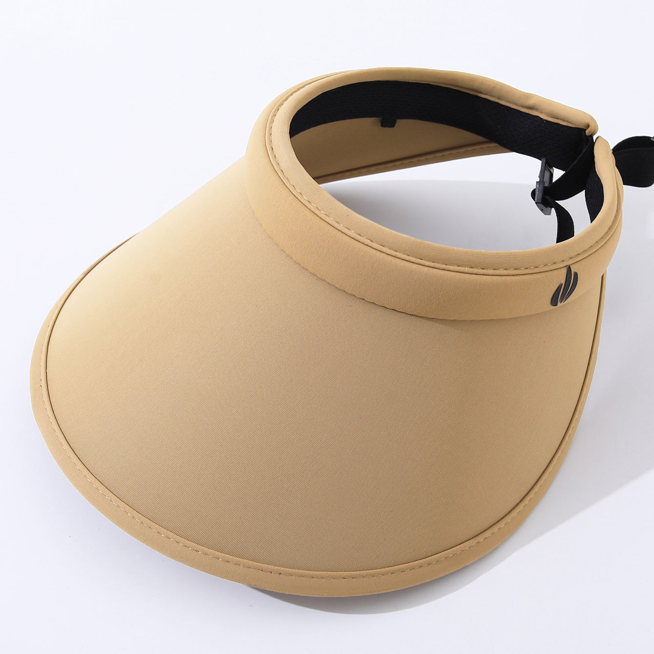 Solid-color Petal-shaped Labeled Wide-brimmed Casual And Versatile Open-top Sun Hat, Suitable For Outdoor Commuting And Vacation In Spring And Summer