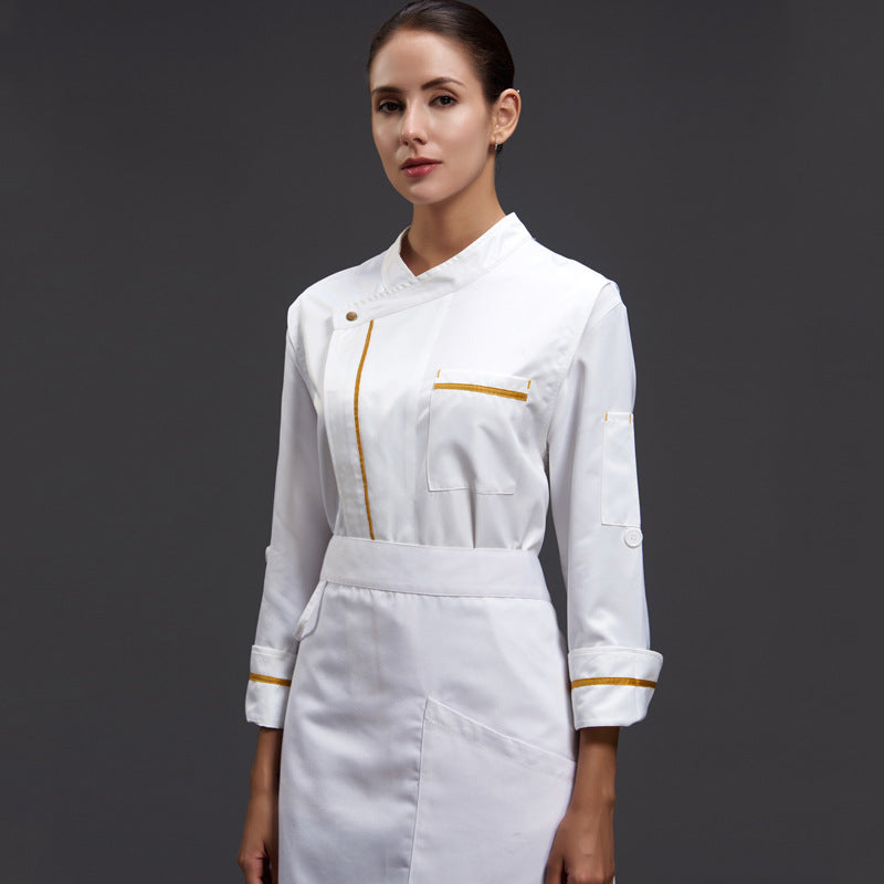 Chef's Work Clothes Men's Long Sleeve Catering Western Food