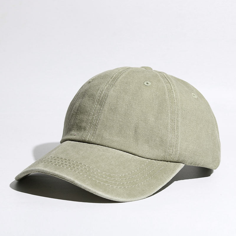 Washed Cotton Curved Brim Outdoor Sports Ladies Summer Sun Hat