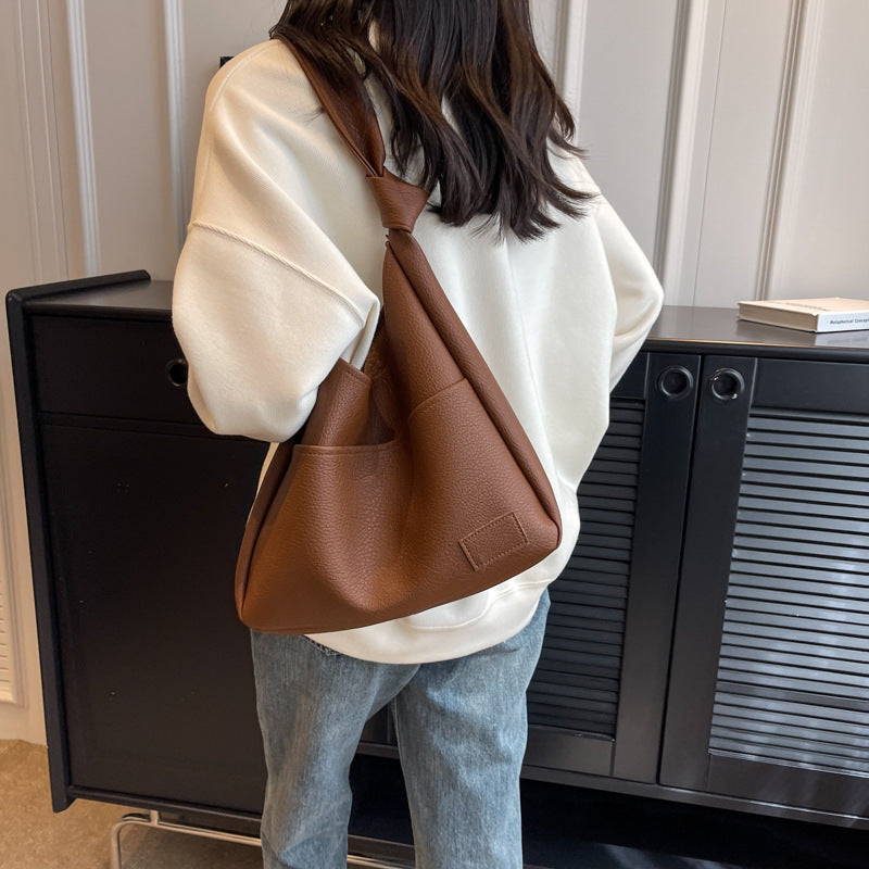 Single Retro Large Capacity Commuter Textured Mother And Child Bag