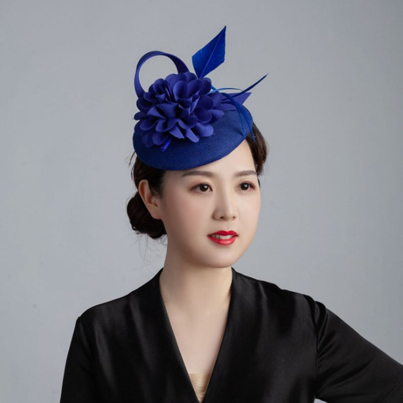 Women's Vintage Feather Top Hat