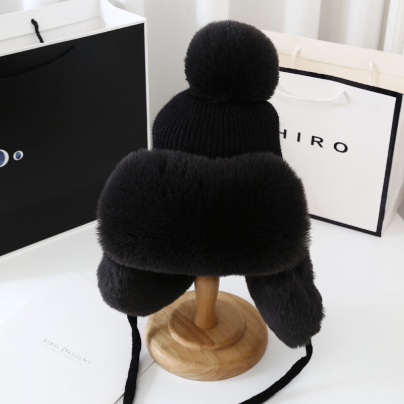 Thickened Cold Proof Plush Hat Lady