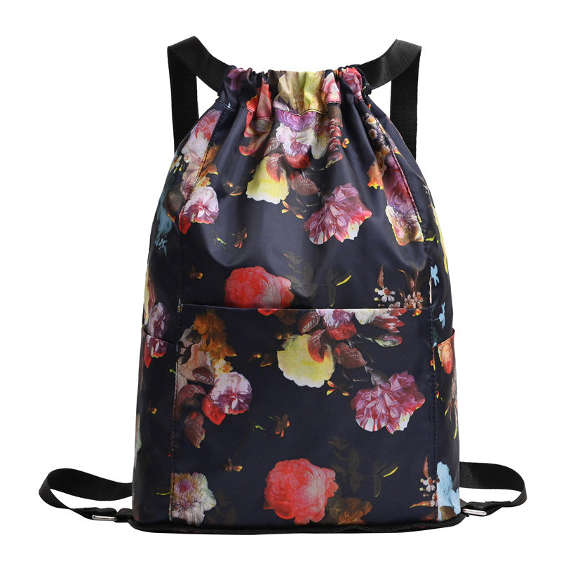Women's Stylish And Portable Foldable Basketball Drawstring Bag