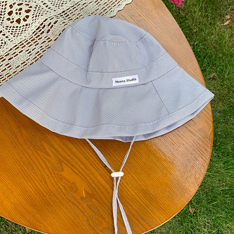 Mint Sweetheart Sun-shade Fisherman Hat Female Big Head Circumference