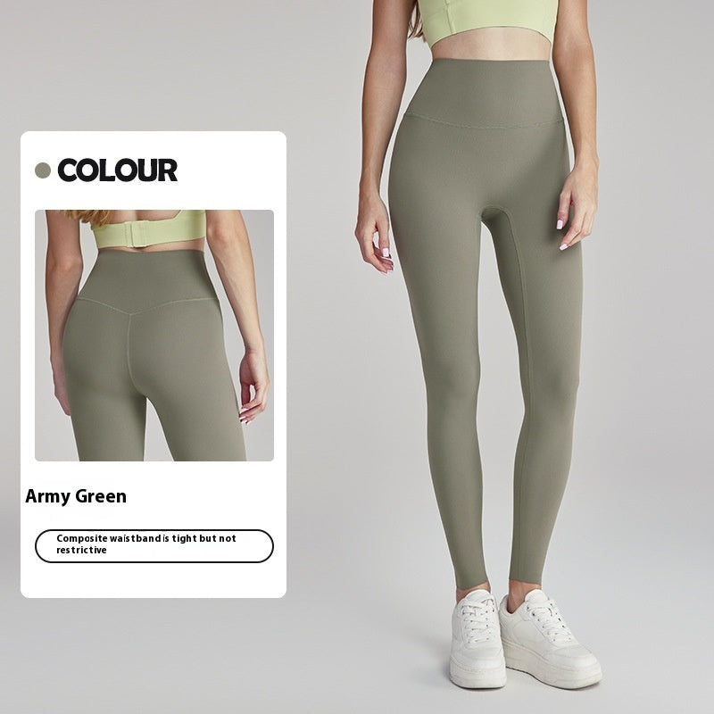 Thin Running Outerwear Fit Dispensing Non-side Seam Sports Trousers