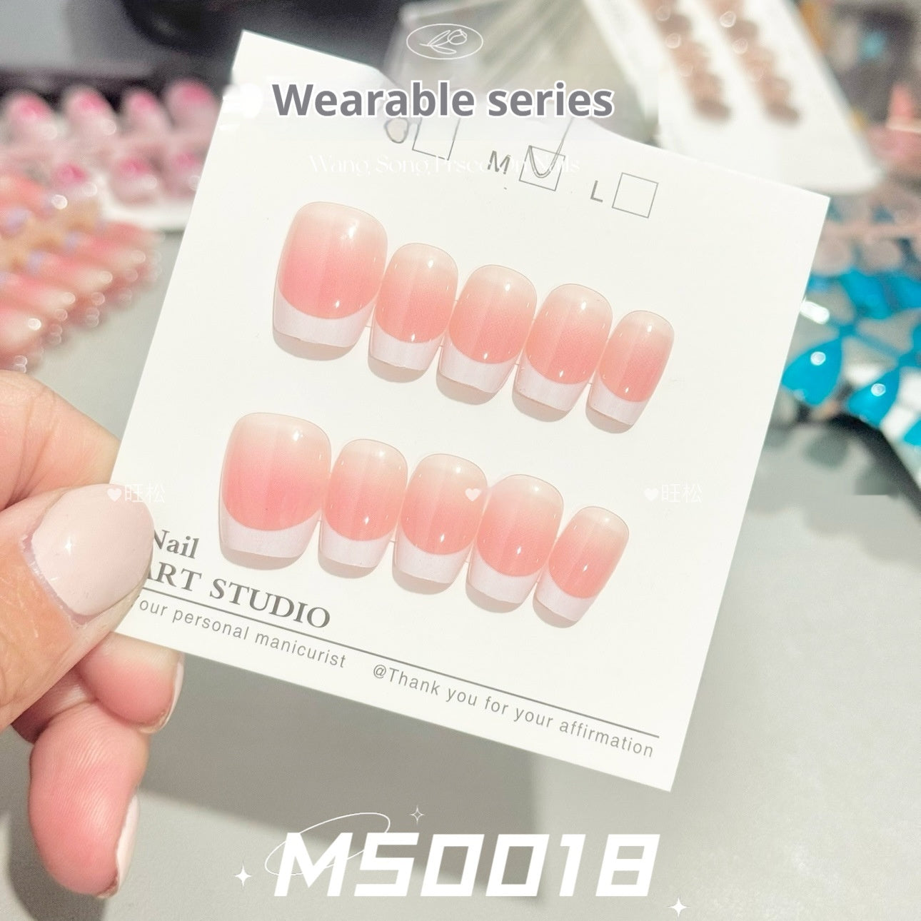 Healthy French Ins Internet Celebrity Classic Hot Selling Product Manicure Short Wear