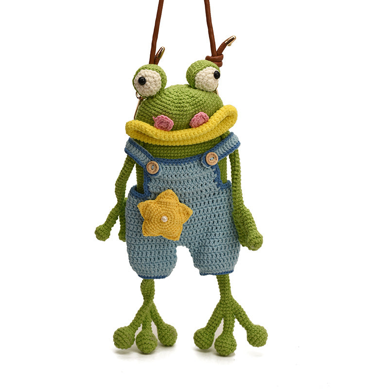 Cartoon Woven Bag New Style Sausage-mouth Design