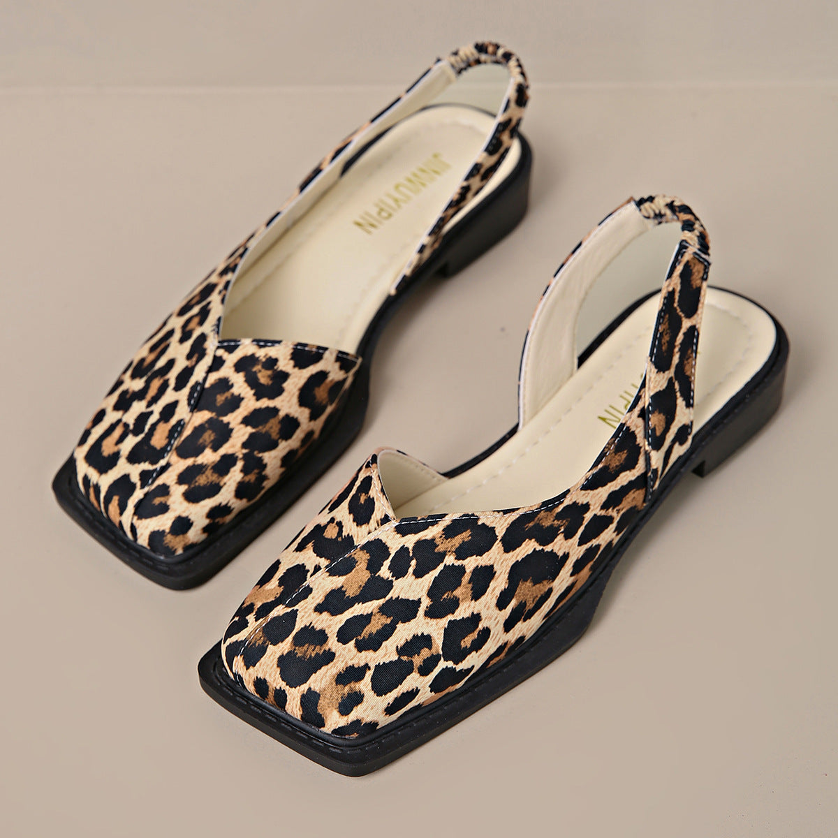 New Women's Closed-toe Square-toe Sandals