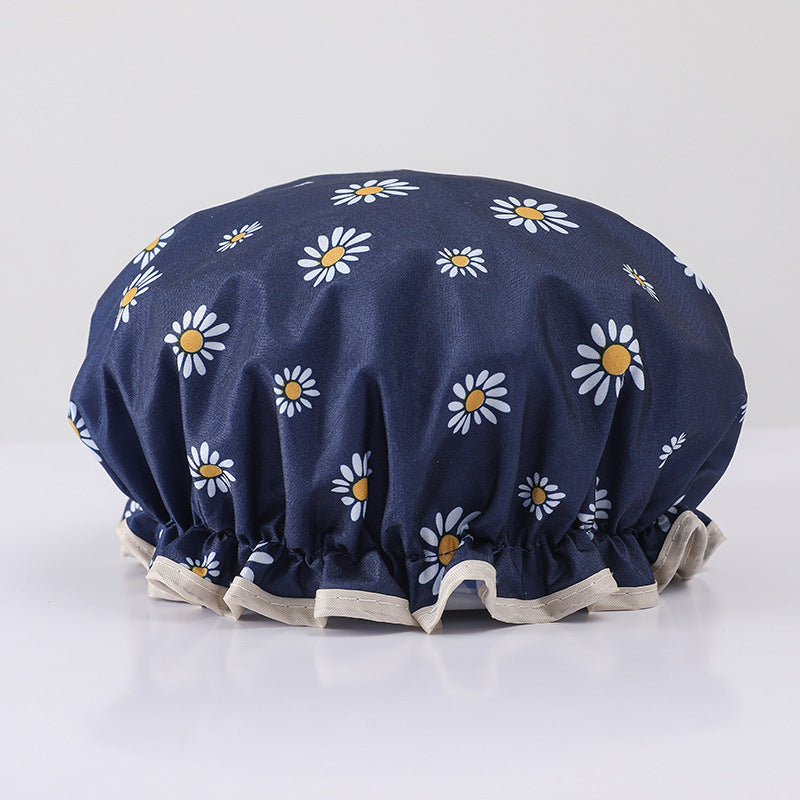 Double-layer Waterproof Shower Cap Disposable Hair
