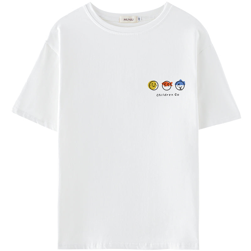 Women's Summer New Casual Cotton Printed T-shirt