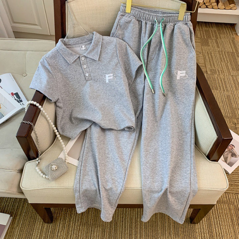 Summer Sportswear Set Fashionable Chanel-style Perfect For Petite Figures