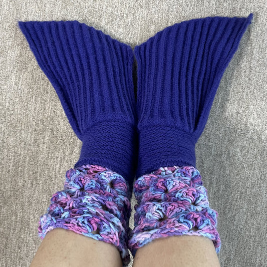New Ins Warm Mermaid Knitted Wool Floor Socks