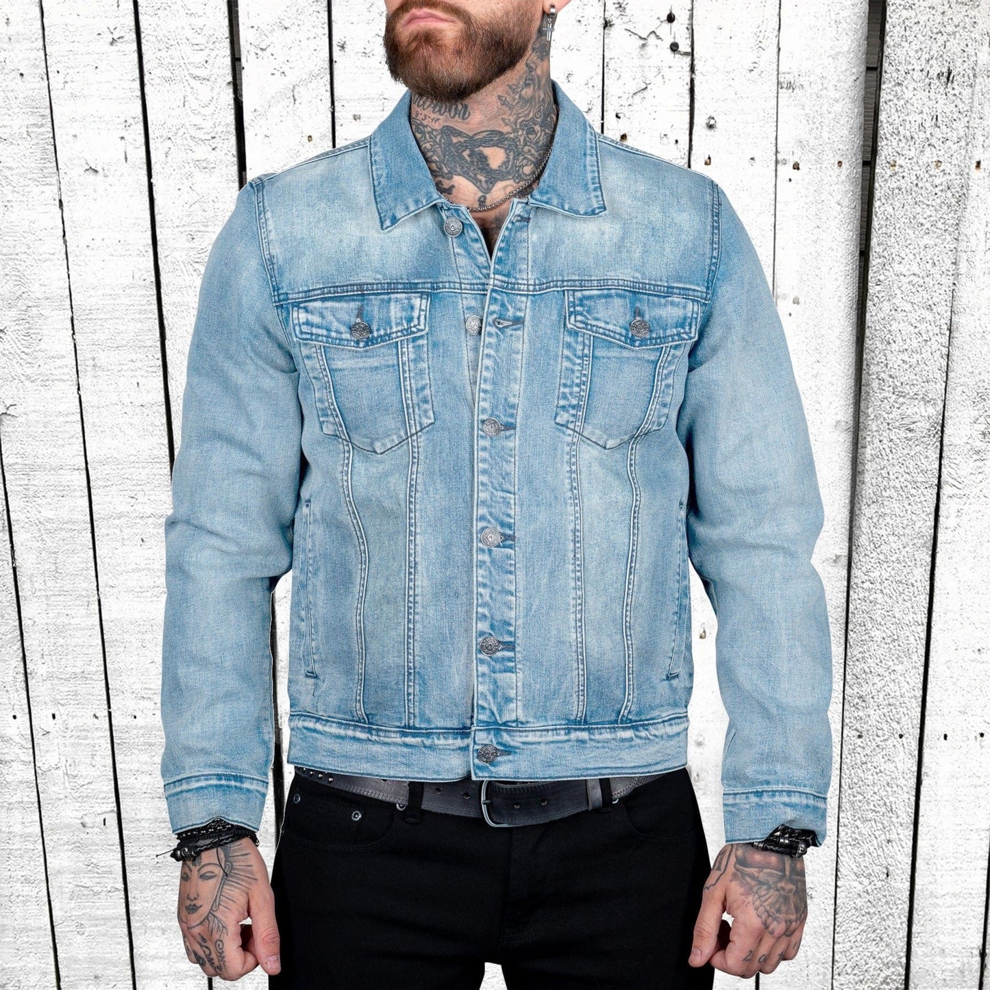 Men's Solid Color Cotton Coat European And American Large Size Fashion Casual