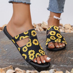 Women's Breathable Multicolor Printing Sandals