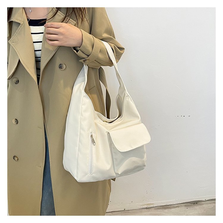 Women's Fashion Simple Large Capacity Canvas Bag