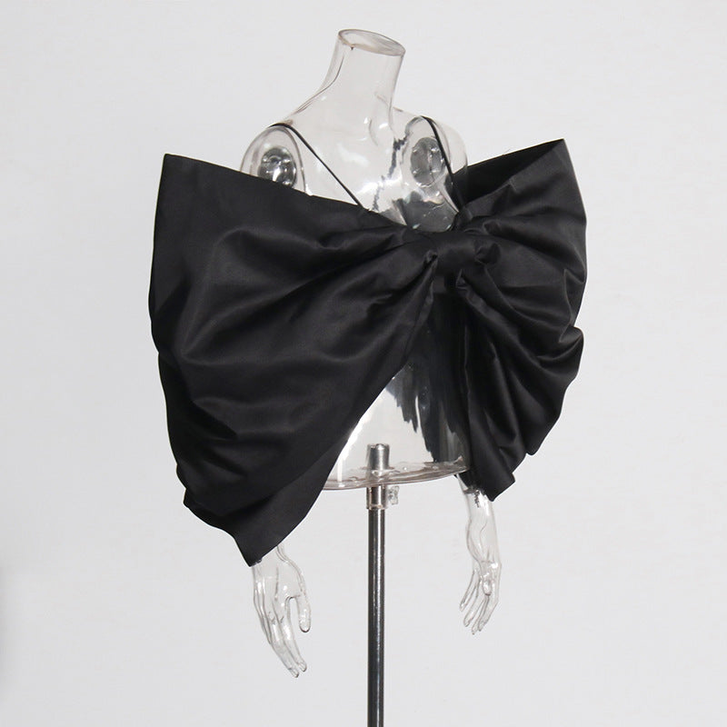 New Big Bow Design High Sense Display Flattering Camisole Female