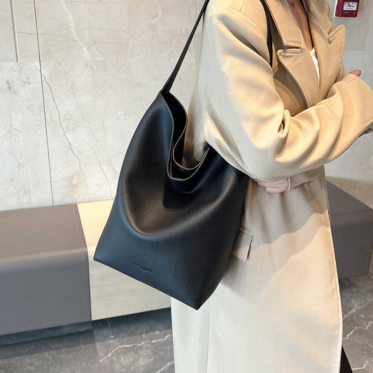 Female Simple Senior Sense Bucket Bag
